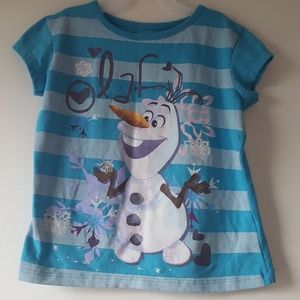 ❤ 4/$20 Disney "Frozen" Blue Olaf T-shirt